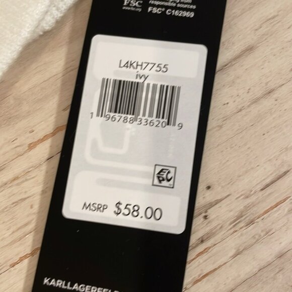 Karl Lagerfeld Sparkle Beanie NWT - Picture 4 of 6